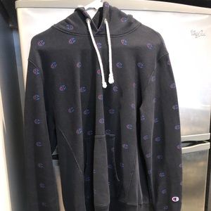 Champion logo hoodie!